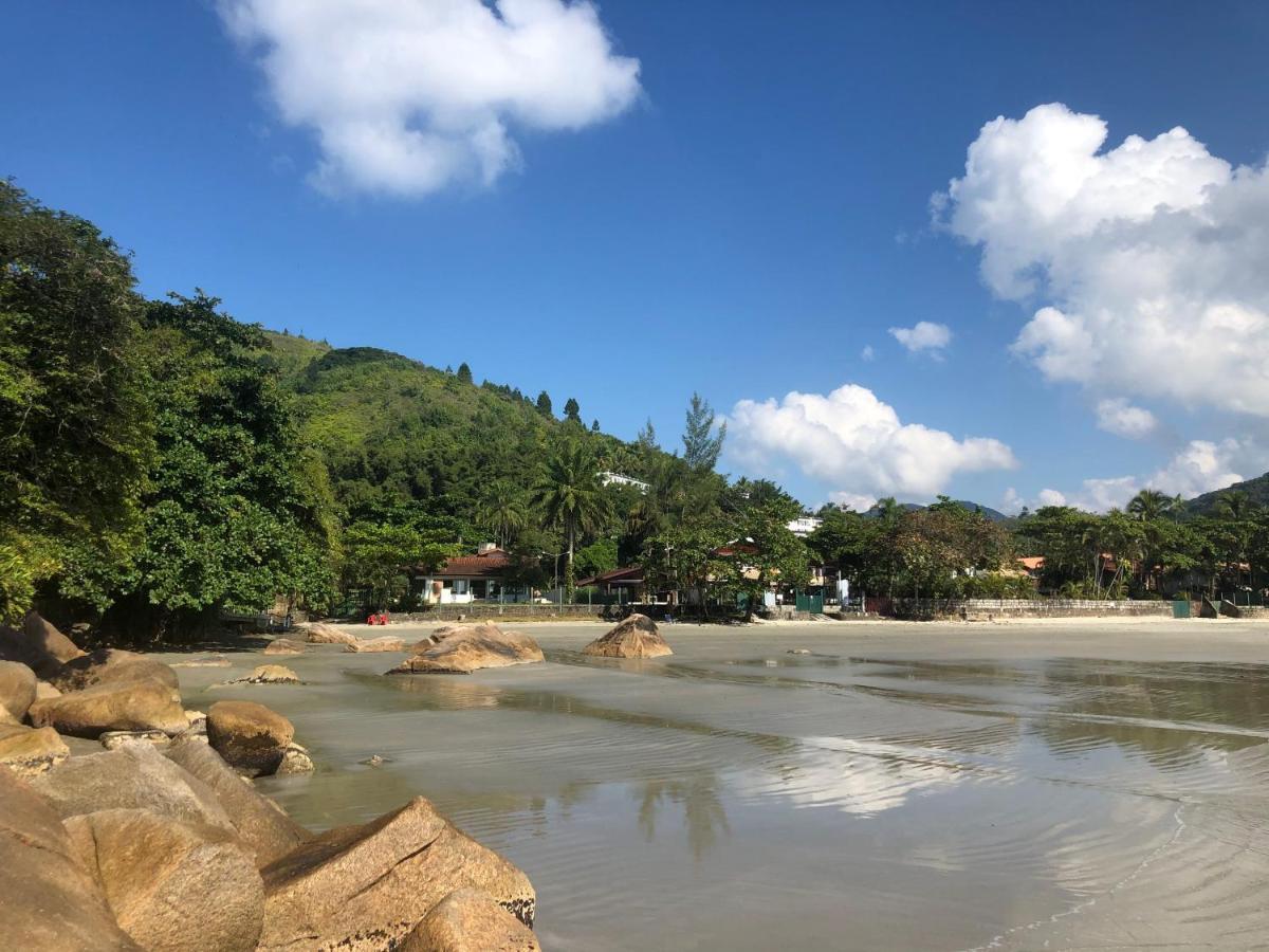 Apartamento Ubatuba Vista Para O Mar E Pe Na Areia - Praia Das Toninhas Buitenkant foto